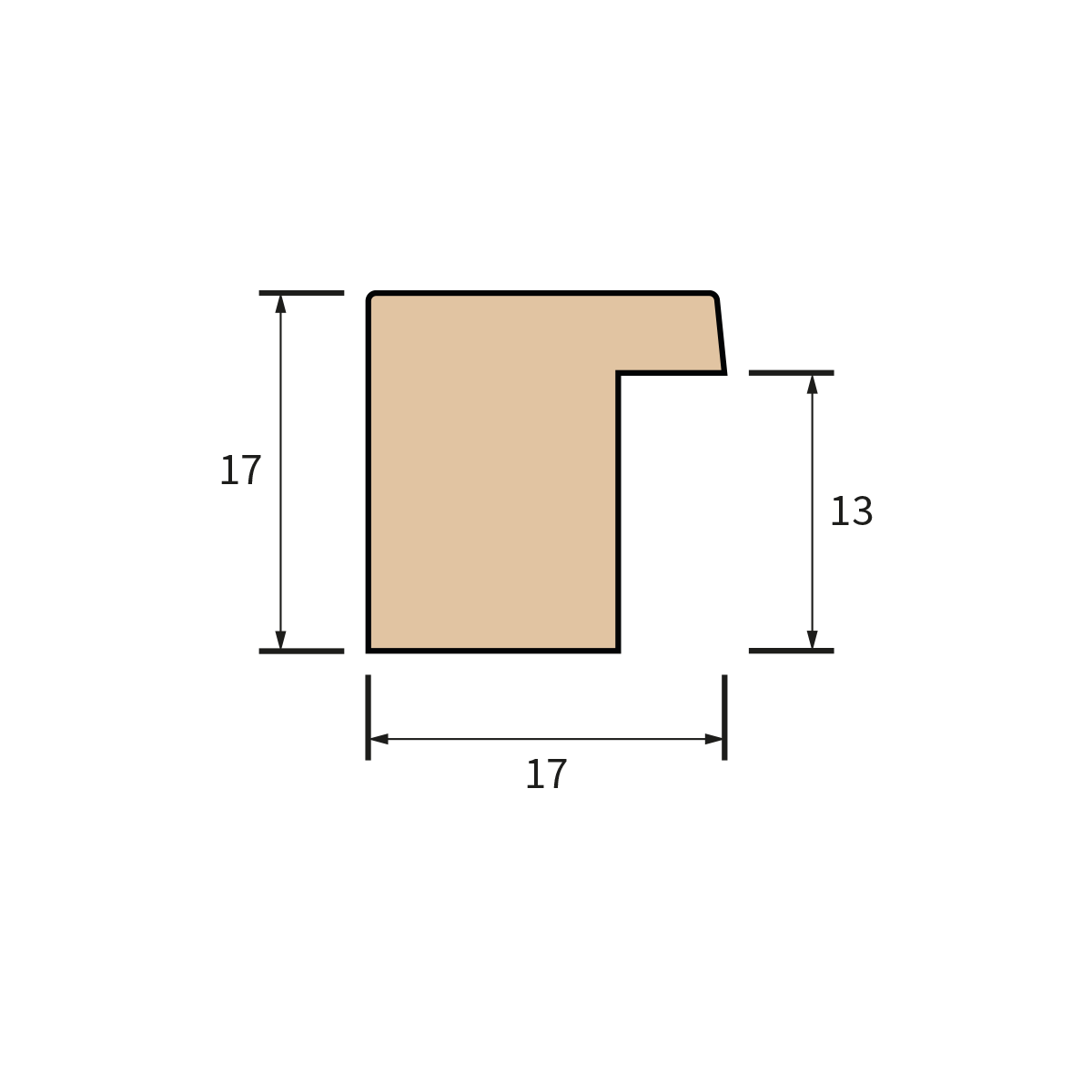 MRA0717 17x17 Flat