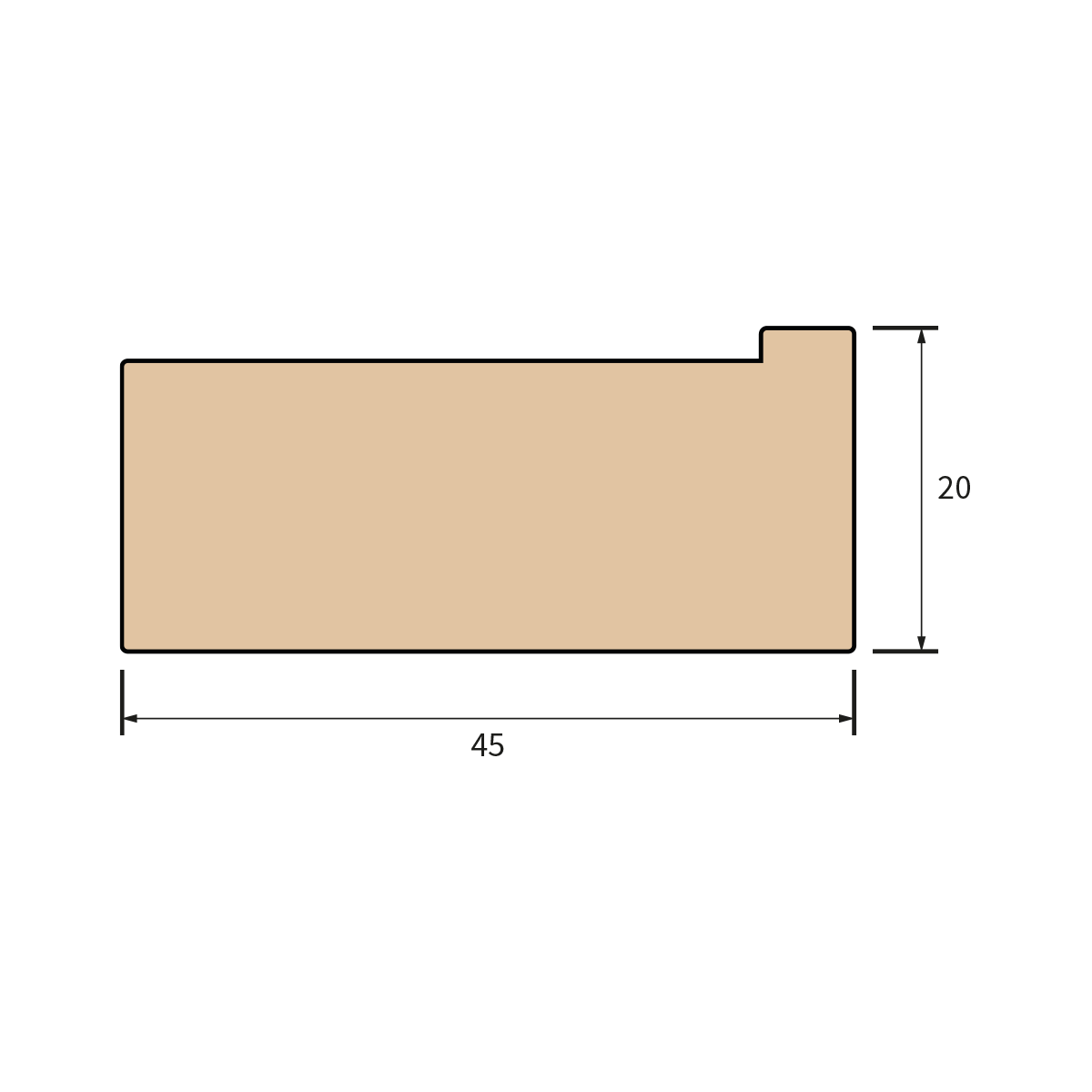 MRAHS11 20x45 Stretcher-else