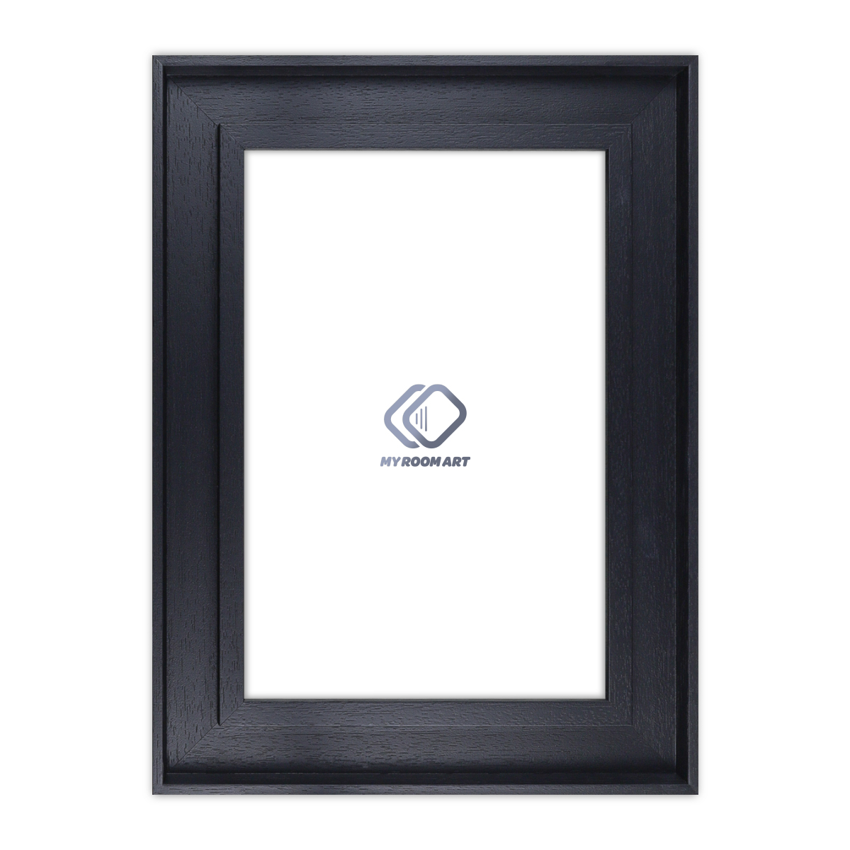 MRA-2650BK 50x26mm Alberta Black Flat Open Grain